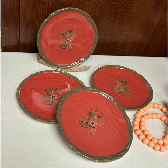 Tracy Porter Octavia HIll Collection Dream Delicious Salad Plates - Picture 1 of 11